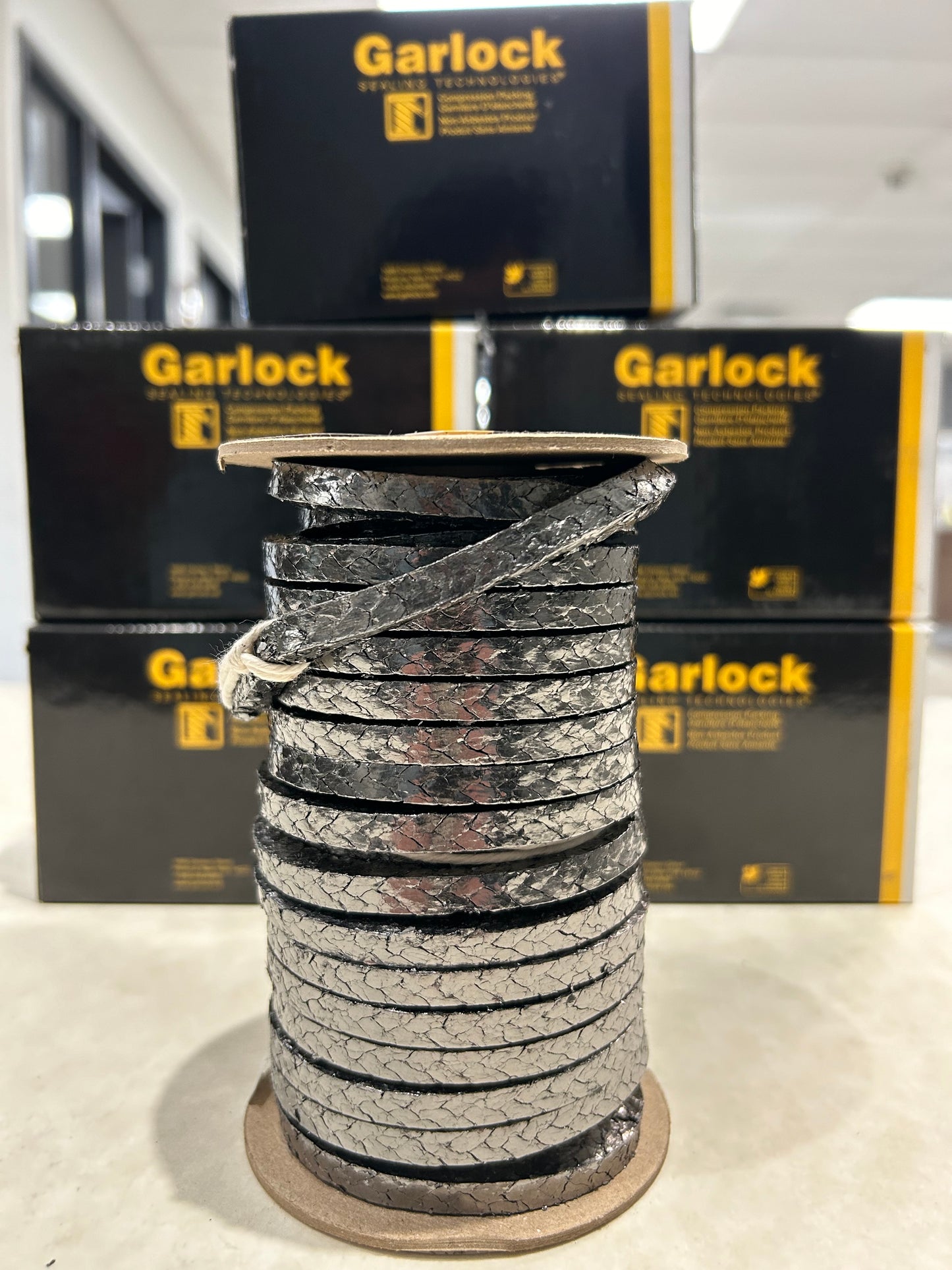 Garlock® Style 1300-E, Square Cross Section, Flexible Graphite Compression Packing