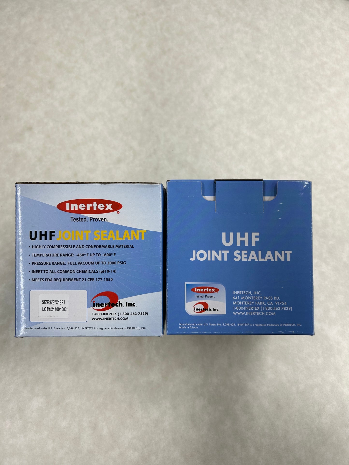 Inertex® UHF Joint Sealant, Expanded PTFE Gasket Material