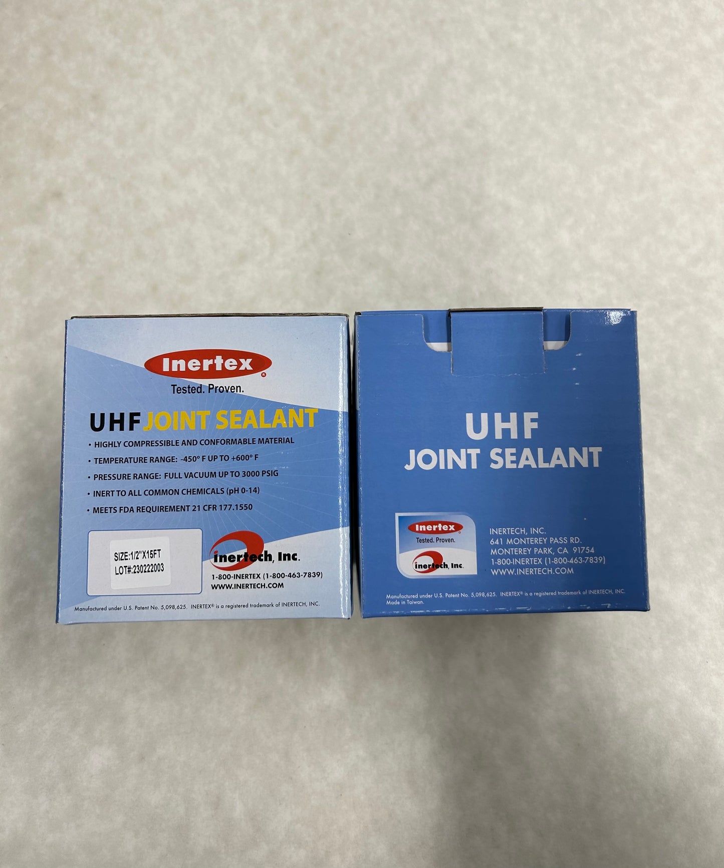 Inertex® UHF Joint Sealant, Expanded PTFE Gasket Material