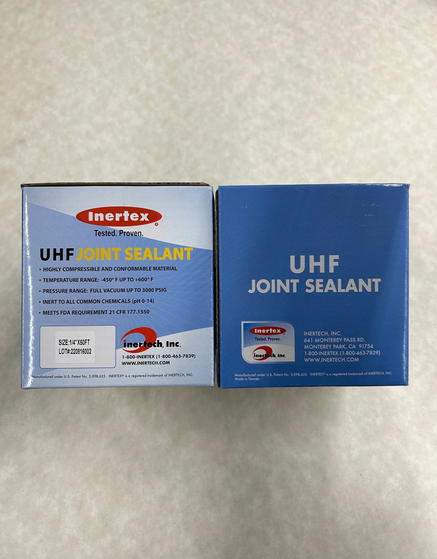 Inertex® UHF Joint Sealant, Expanded PTFE Gasket Material